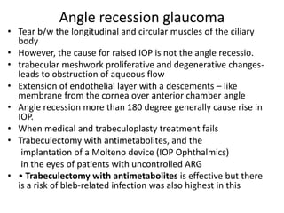 Blunt Ocular trauma | PPTX