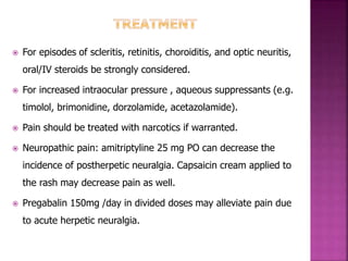 OCULAR VIRAL ILLNESSES with different ocular manifestations | PPTX
