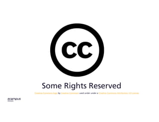 Some Rights Reserved
Creative Commons logo by Creative Commons used under under a Creative Commons Attribution 3.0 License
 