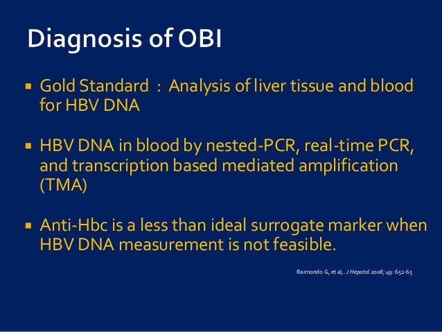 ocult hepatitis b infection