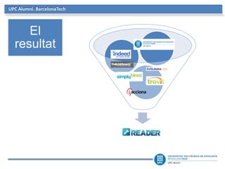 UPC Alumni. BarcelonaTech
3
2
1
El
resultat
 