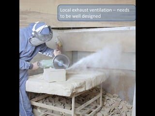 Local exhaust ventilation – needs
to be well designed
 