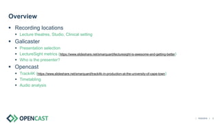 Smart workflows for Opencast | PPT