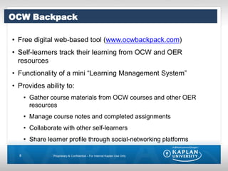 Future Roadmap2Proprietary & Confidential – For Internal Kaplan Use Only