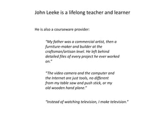 Mind, heart, and hands: Lifelong learning and teaching in the digital age