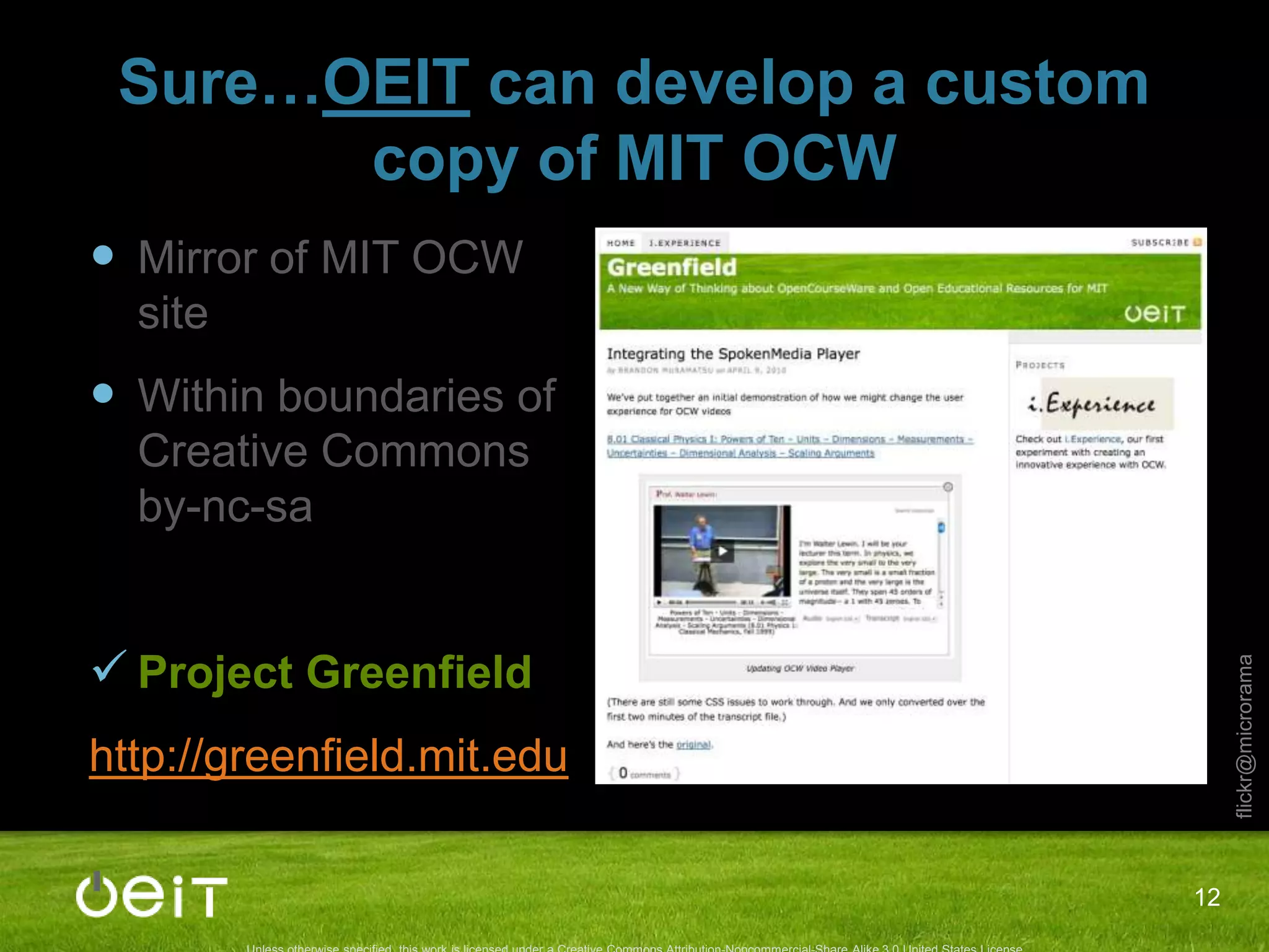 …but…wouldn’t it be great ifMIT OCW…?10