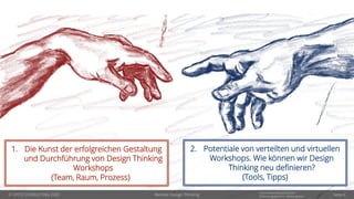 © OPITZ CONSULTING 2020
Informationsklassifikation:
Erfahrungsbericht - WeitergebenRemote Design Thinking
1. Die Kunst der erfolgreichen Gestaltung
und Durchführung von Design Thinking
Workshops
(Team, Raum, Prozess)
2. Potentiale von verteilten und virtuellen
Workshops. Wie können wir Design
Thinking neu definieren?
(Tools, Tipps)
Seite 6
 