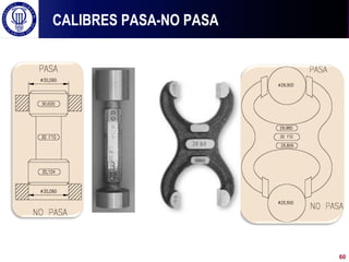 CALIBRES PASA-NO PASA
60
 