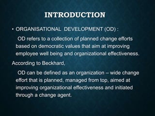 Organizational development | PPTX