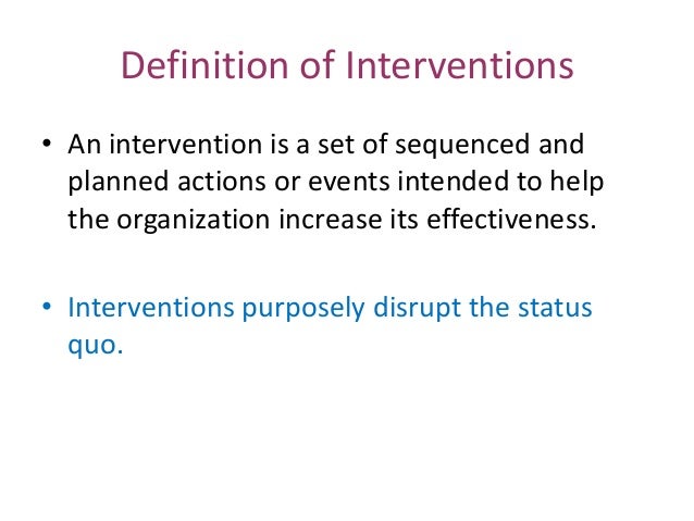 od unit 3 interventions