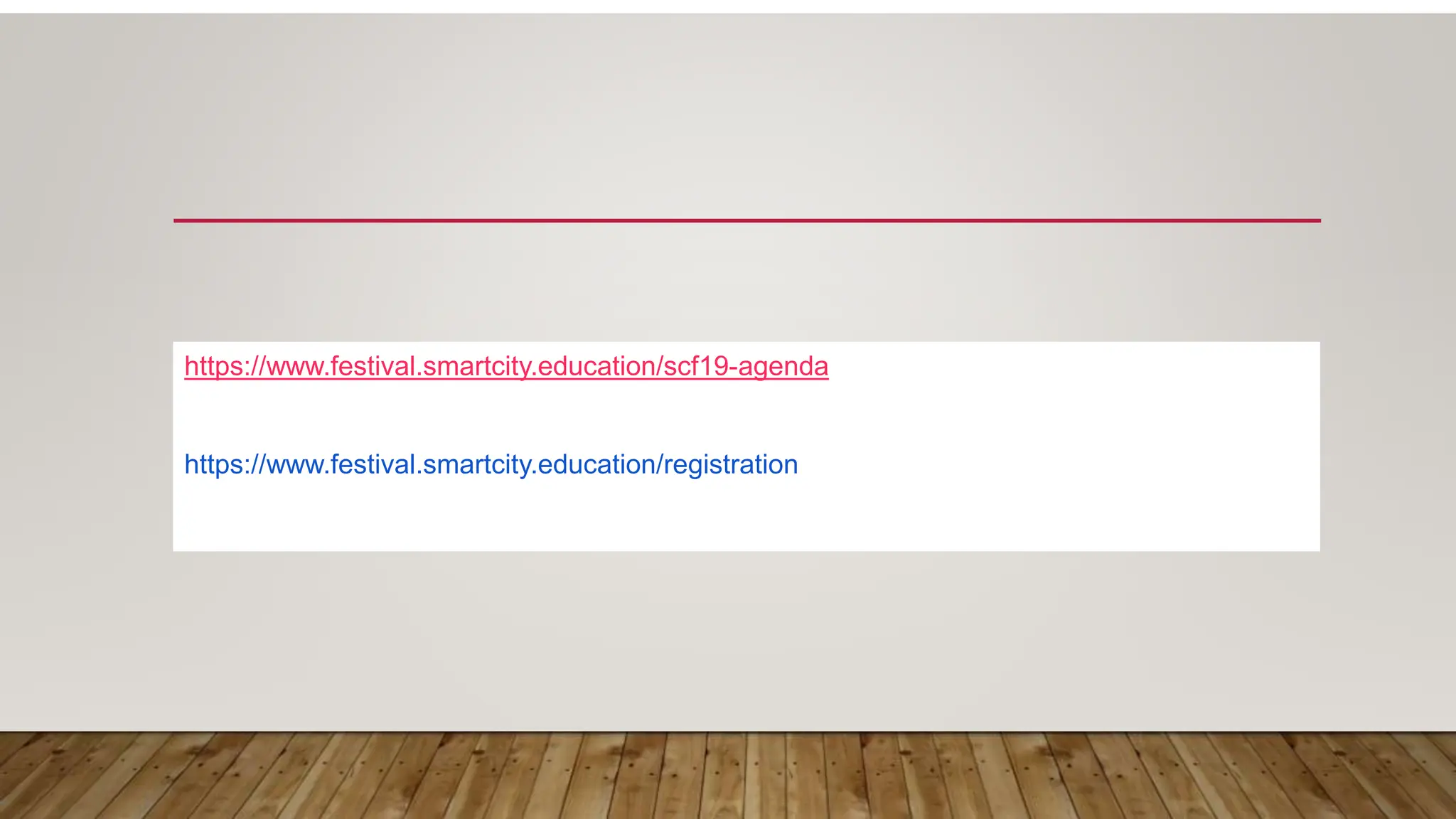 https://www.festival.smartcity.education/scf19-agenda
https://www.festival.smartcity.education/registration
 