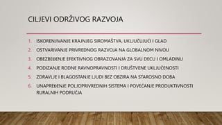 Održivi razvoj | PPTX