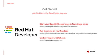 Efficient resource management with Red Hat OpenShift | PDF