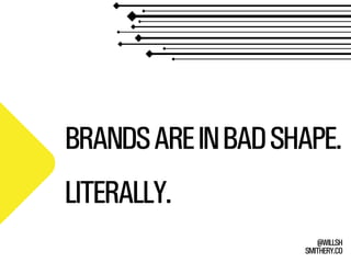 SMITHERY.CO
@WILLSH
BRANDSAREINBADSHAPE.
LITERALLY.
 