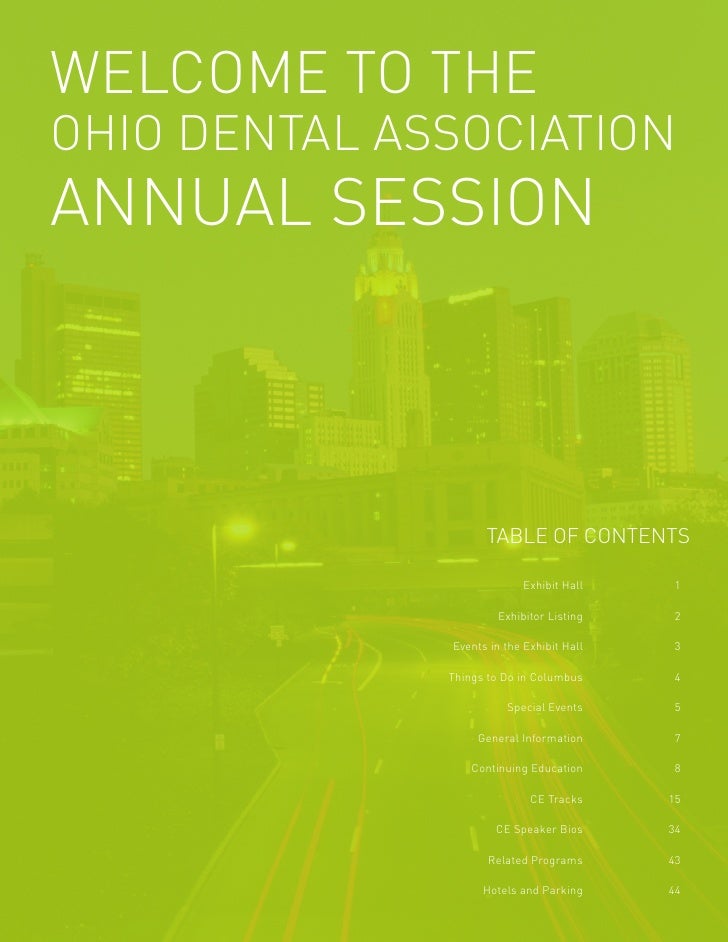 Ohio Dental Association Preview Program