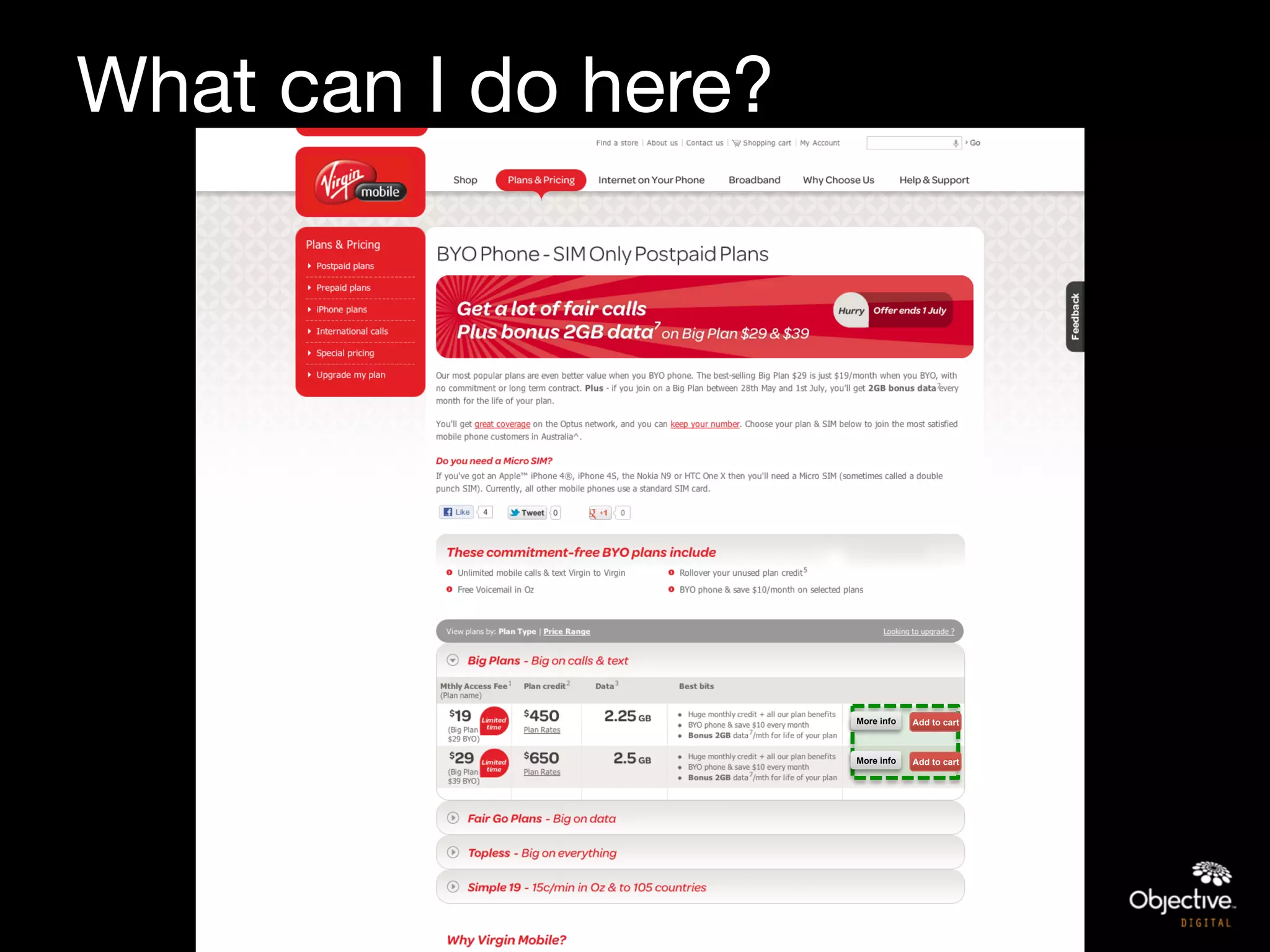 What can I do here?




                       More info   Add to cart



                       More info   Add to cart
 