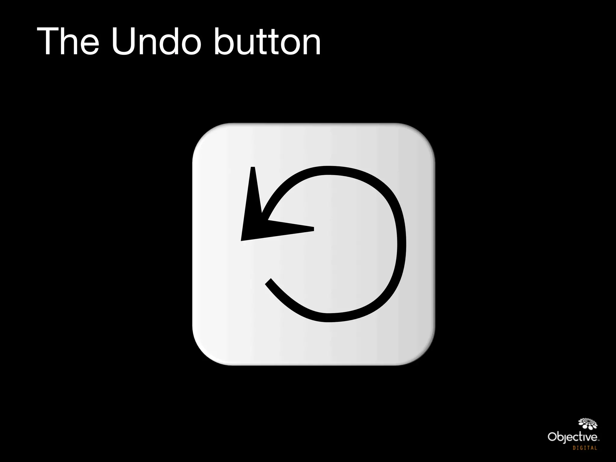 The Undo button




        ↺	
  
 