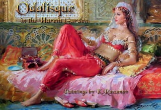 Odalisque in the harem garden