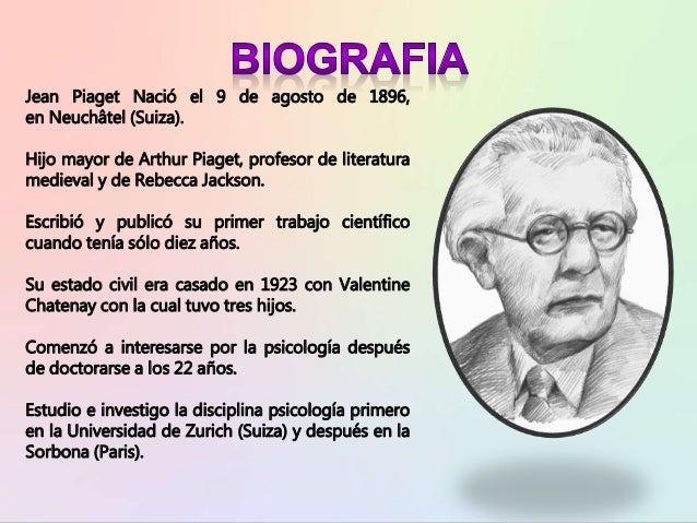 Resultado de imagen para jean piaget biografia