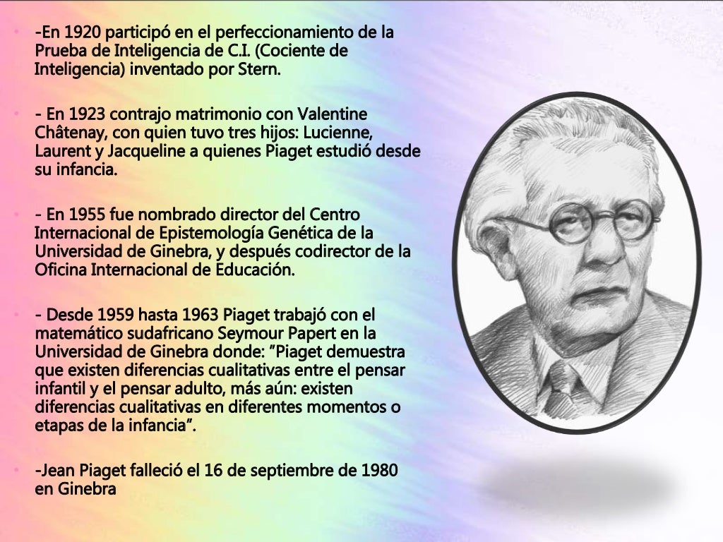 BIOGRAFIA DE JEAN PIAGET