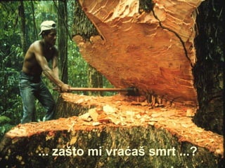 ... zašto mi vraćaš smrt   . ..? 