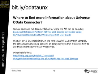 OData and the future of business objects universes | PPTX