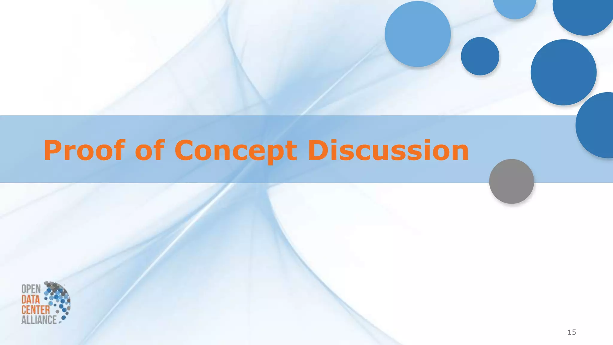 Proof of Concept Discussion
15
