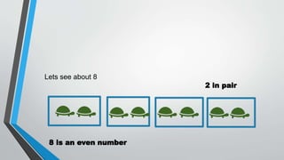 Lets see about 8
8 is an even number
2 in pair