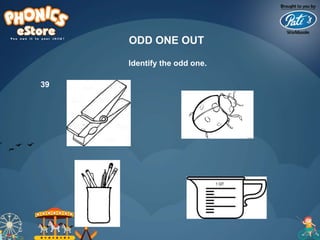 SPELL BEE ACADEMY : Odd One Out : Prepare for Pre School Bee competition exam