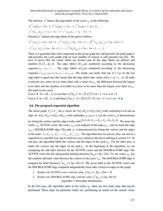 An Algorithm for Odd Graceful Labeling of the Union of Paths and Cycles ...