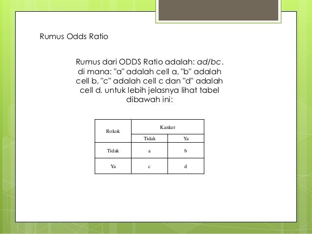 Odds Ratio Odds Ratio