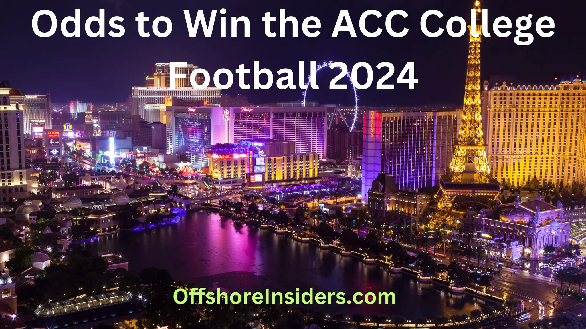 2024 College Football Odds to Win ACC Conference From Top College