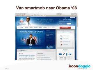 Van smartmob naar Obama ‘08 