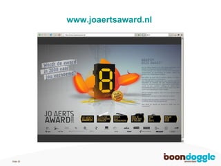 www.joaertsaward.nl   