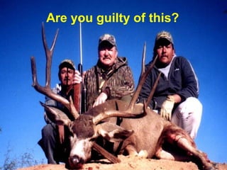 Are you guilty of this?
 