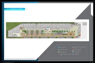 PLANTAS
Sanitário masculino
Elevador social
Elevador de serviço
Elevador de maca
Sanitário PNE
Bicicletário
Sanitário feminino
Guarda Temporária de Resíduos
(GTR)
Guarda Temporária de Resíduos
(GTR)
PLANTA DO PAVIMENTO – 1O
SUBSOLO
IESB
L2SUL
NÍVEL BOULEVARD
Ilustração artística sem escala. Os acabamentos, móveis, equipamentos e demais objetos de decoração poderão variar quanto a modelos e quantidades, mas estarão de acordo com o projeto de decoração,
respeitandoopadrãodequalidadeprevisto.Estaimagempoderásofreralteraçõesemvirtudedemudançasdoprojetoexecutivo,emdecorrênciadenecessidadestécnicas.VerificarMemorialDescritivo.
27783_011_Odebrecht_Vitrium_BookCorretor_26x34cm.indd 33-34 10/26/12 1:16 AM
 