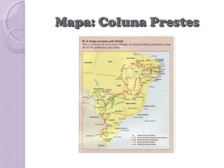 Mapa: Coluna Prestes
 