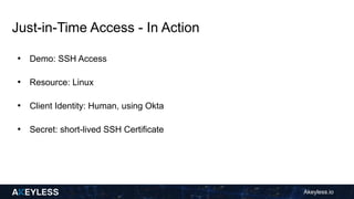 Streamline CI/CD with Just-in-Time Access