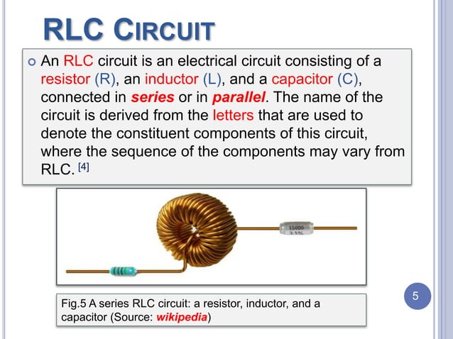 Modeling of an RLC circuit | PPTX