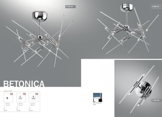 серия 1729
BETONICA
/4W /12 /16
400 mm
160 mm
G4
4x20W
540 mm
750 mm
G4
12x20W
590 mm
800 mm
G4
16x20W
1729/16
цвет покрытия:
хром
1729/4W
1729/12
 