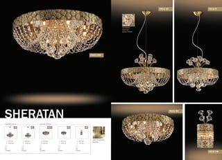 серия 2514 серия 2515
SHERATAN
570 mm
290 mm
G9
10x40W
570 mm
1500 mm
G9
10x40W
450 mm
1500 mm
G9
6x40W
450 mm
250 mm
G9
6x40W
346 mm
125 mm
G9
2x40W
/10C/10 /6 /6C /2W
цвет покрытия:
бронза
2515/10С
материал
хрусталь:
розы/стекло
2514/62514/10
2515/6С
2515/2W
 