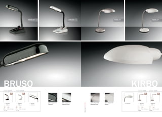 серия 2334 серия 2335
BRUSO
295 mm
190 mm
E14
1x11W
выкл. на шнуре
40 mm
200 mm
/1T /1T
2334/1T 2335/1T
цвет покрытия:
серебристый
цвет покрытия:
черный
295 mm
190 mm
E14
1x11W
выкл. на шнуре
серия 2326серия 2325
KIRBO
360 mm
160 mm
E14
1x40W
выкл. на шнуре
360 mm
160 mm
E14
1x40W
выкл. на шнуре
220 mm
/1T/1T
2325/1T 2326/1T
цвет покрытия:
серебристый
цвет покрытия:
белый
OdeonLight2013–2014
 