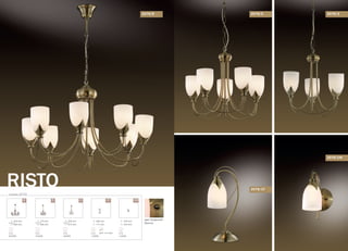серия 2079
RISTO
цвет покрытия:
бронза
/8 /5 /3 /1T /1W
420 mm
690 mm
E14
8x60W
без цепи
370 mm
490 mm
E14
5x60W
без цепи
360 mm
415 mm
E14
3x60W
без цепи
380 mm
177 mm
E14
1x60W
выкл. на шнуре
264 mm
203 mm
E14
1x60W
2079/8 2079/5
2079/1T
2079/1W
2079/3
 
