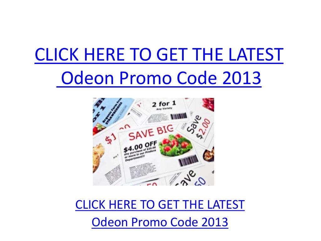 Odeon Promo Code 2013 Odeon Promo Code 2013