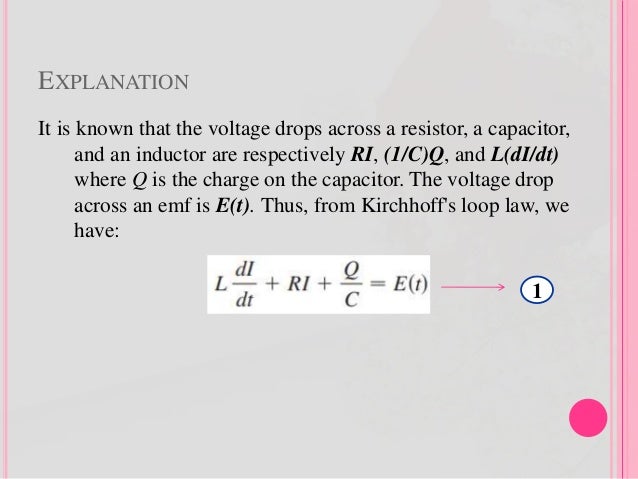Application Of Higher Order Differential Equations