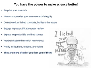 Fake Science: Where it comes from and how to avoid beign part of it | PPTX