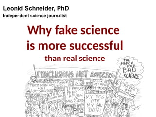 Fake Science Ad Example Why fake science is more successful than real science | PPTX