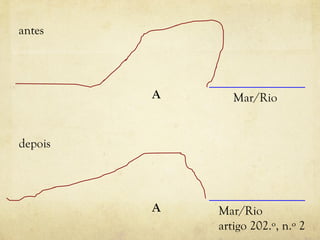 A Mar/Rio
antes
A Mar/Rio
artigo 202.º, n.º 2
depois
 