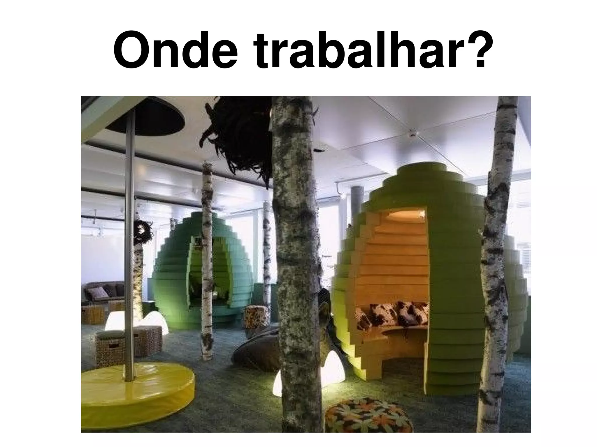 Onde trabalhar?




            
 
