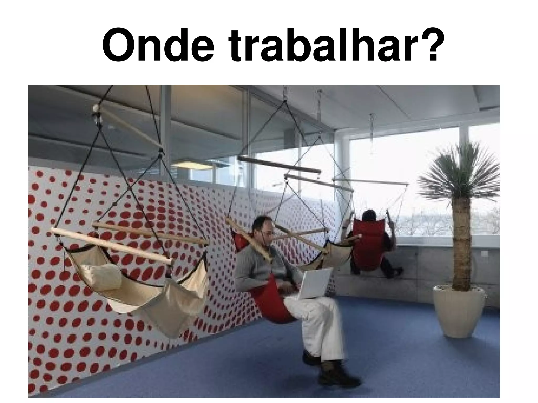Onde trabalhar?




            
 